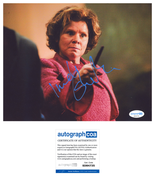 Imelda Staunton Harry Potter Signed Autograph 8x10 Photo ACOA
