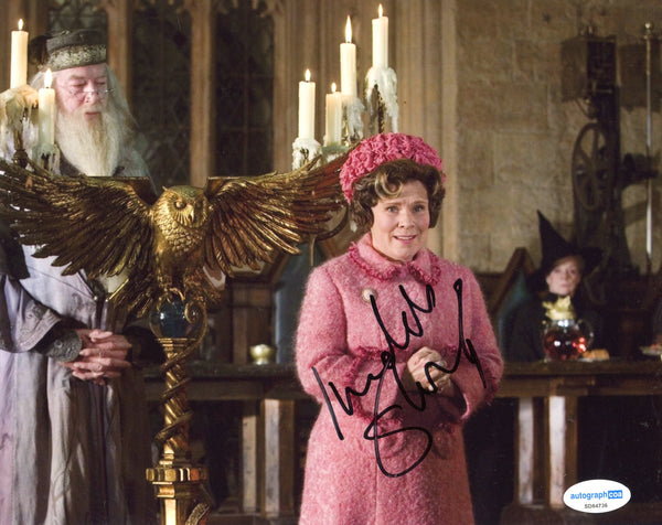 Imelda Staunton Harry Potter Signed Autograph 8x10 Photo ACOA