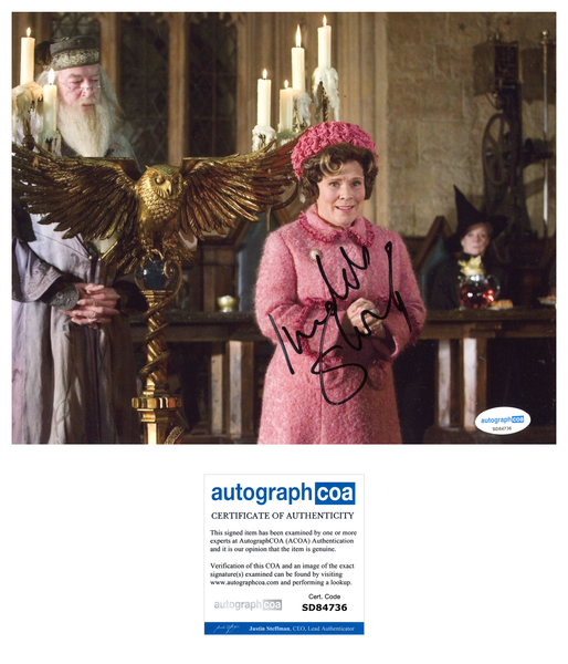 Imelda Staunton Harry Potter Signed Autograph 8x10 Photo ACOA