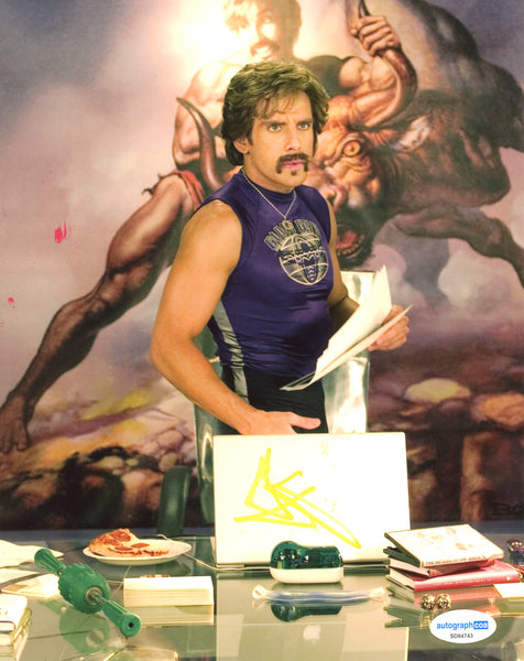 Ben Stiller Dodgeball Signed Autograph 8x10 Photo ACOA