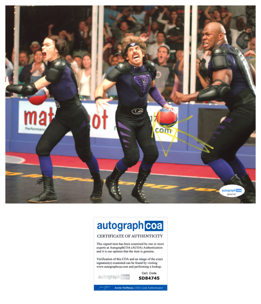 Ben Stiller Dodgeball Signed Autograph 8x10 Photo ACOA