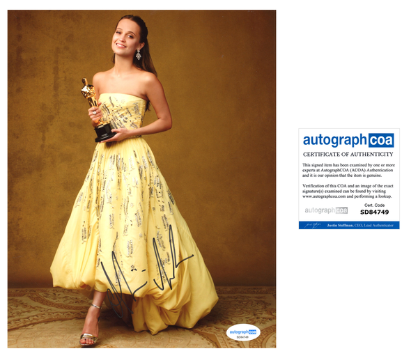 Alicia Vikander Sexy Signed Autograph 8x10 Photo ACOA