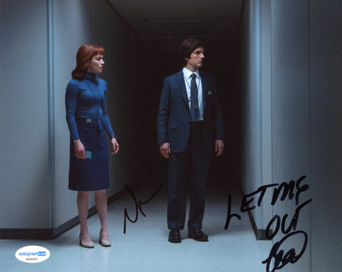 Adam Scott Britt Lower Severance Signed Autograph 8x10 Photo ACOA