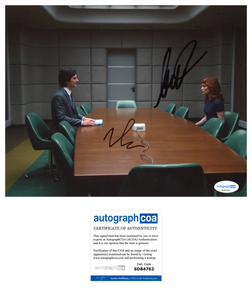 Adam Scott Britt Lower Severance Signed Autograph 8x10 Photo ACOA