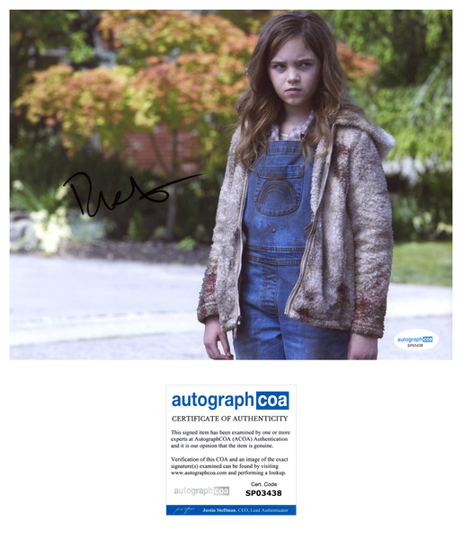 Ryan Kiera Armstrong Firestarter Signed Autograph 8x10 Photo ACOA