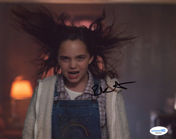 Ryan Kiera Armstrong Firestarter Signed Autograph 8x10 Photo ACOA