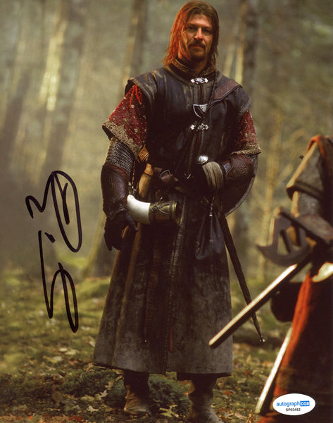 Sean Bean Lord of the Rings Signed Autograph 8x10 Photo ACOA