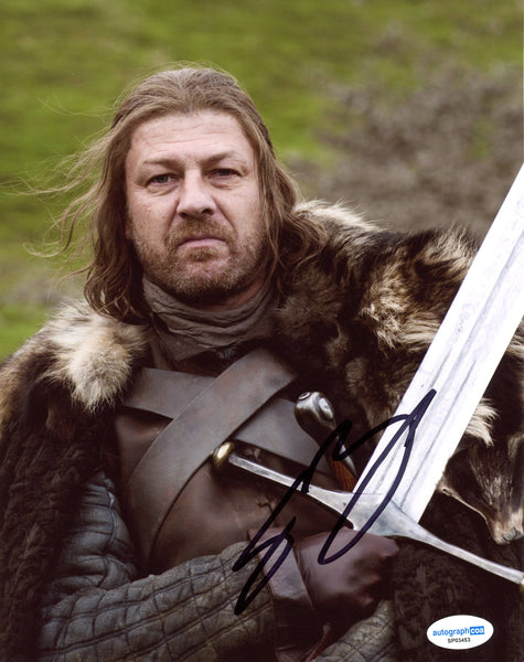 Sean Bean Game of Thrones Signed Autograph 8x10 Photo ACOA
