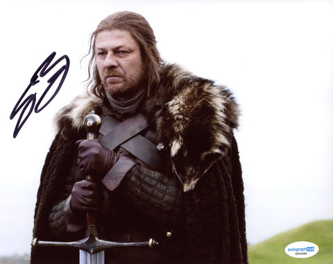 Sean Bean Game of Thrones Signed Autograph 8x10 Photo ACOA