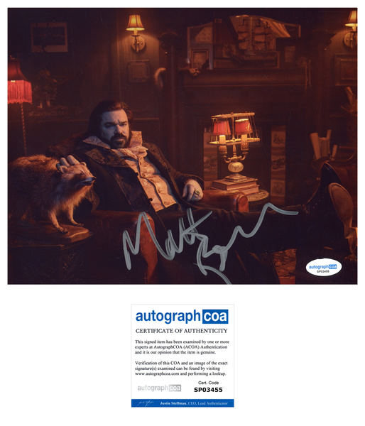 Matt Berry What We Do Signed Autograph 8x10 Photo ACOA