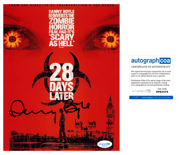 Danny Boyle 28 Years Later Signed Autograph 8x10 Photo ACOA