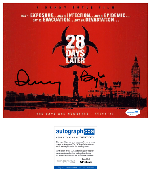 Danny Boyle 28 Years Later Signed Autograph 8x10 Photo ACOA