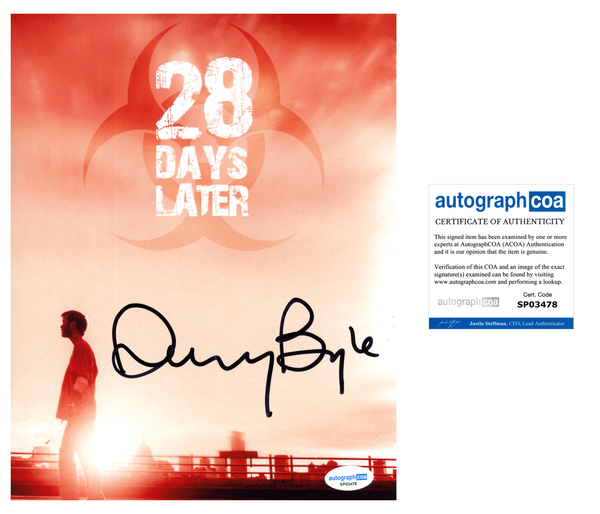 Danny Boyle 28 Years Later Signed Autograph 8x10 Photo ACOA
