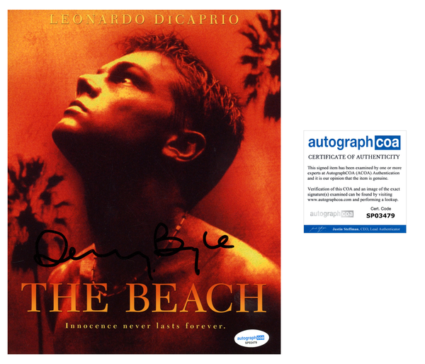 Danny Boyle The Beach Signed Autograph 8x10 Photo ACOA