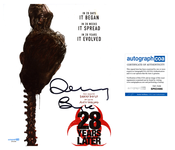 Danny Boyle 28 Days Later Signed Autograph 8x10 Photo ACOA