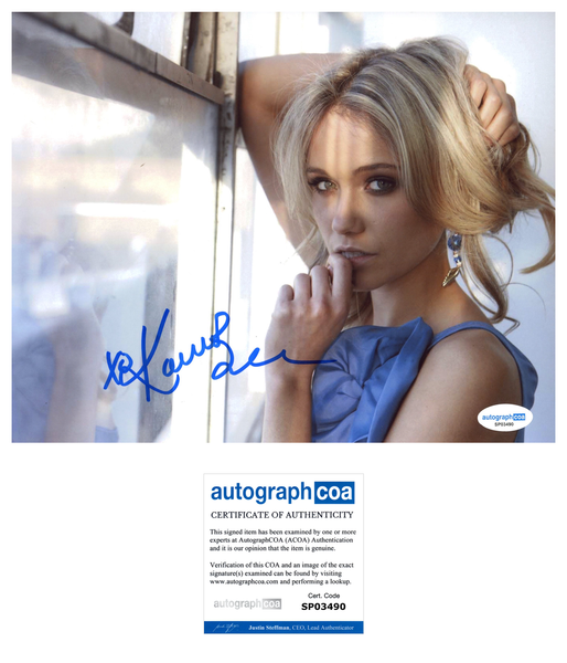 Katrina Bowden Sexy Signed Autograph 8x10 Photo ACOA