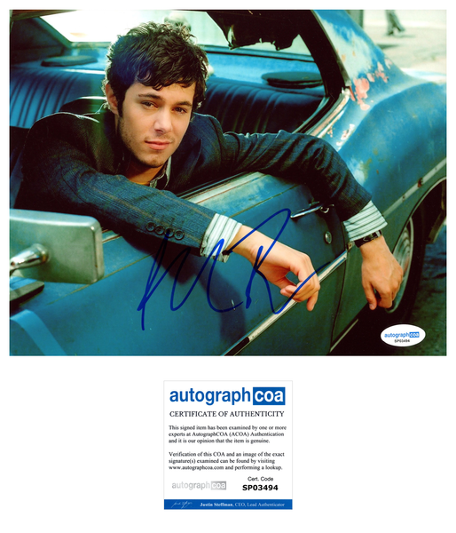 Adam Brody Signed Autograph 8x10 Photo ACOA