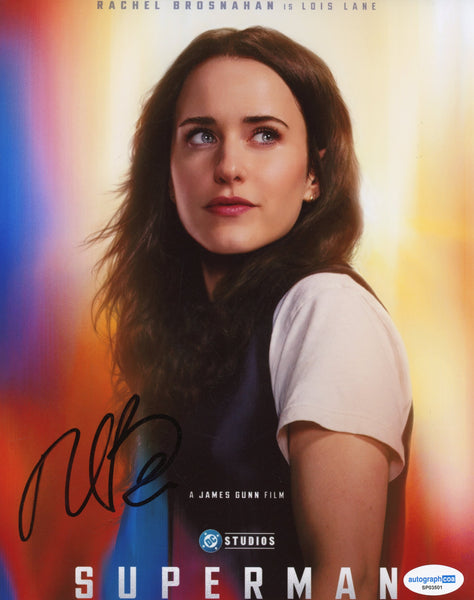 Rachel Brosnahan Superman Signed Autograph 8x10 Photo ACOA