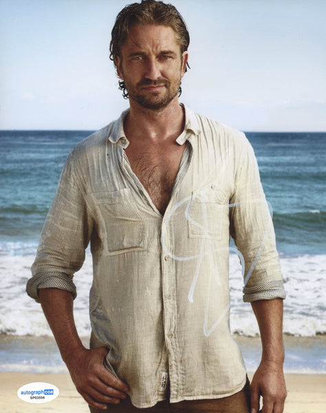 Gerard Butler Signed Autograph 8x10 Photo ACOA