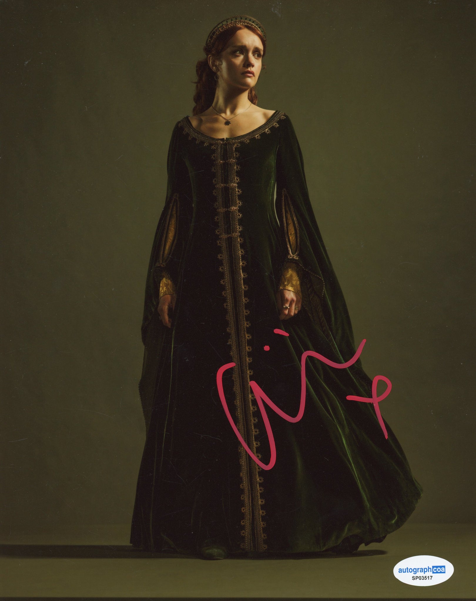 Olivia Cooke House of the Dragon Signed Autograph 8x10 Photo ACOA