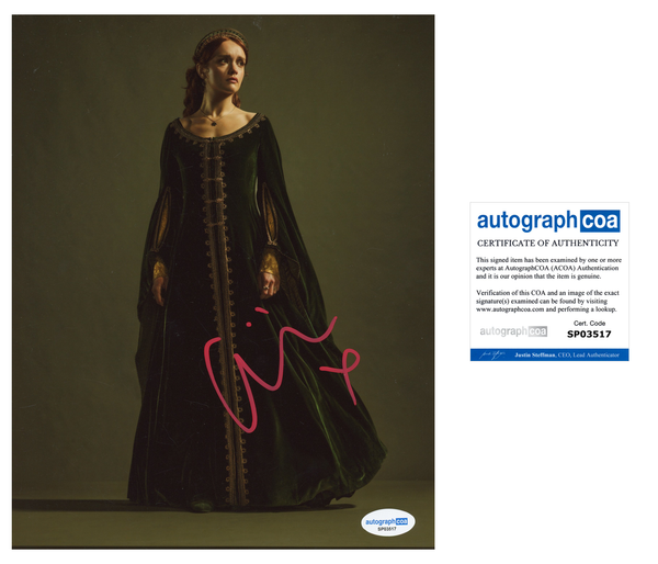 Olivia Cooke House of the Dragon Signed Autograph 8x10 Photo ACOA