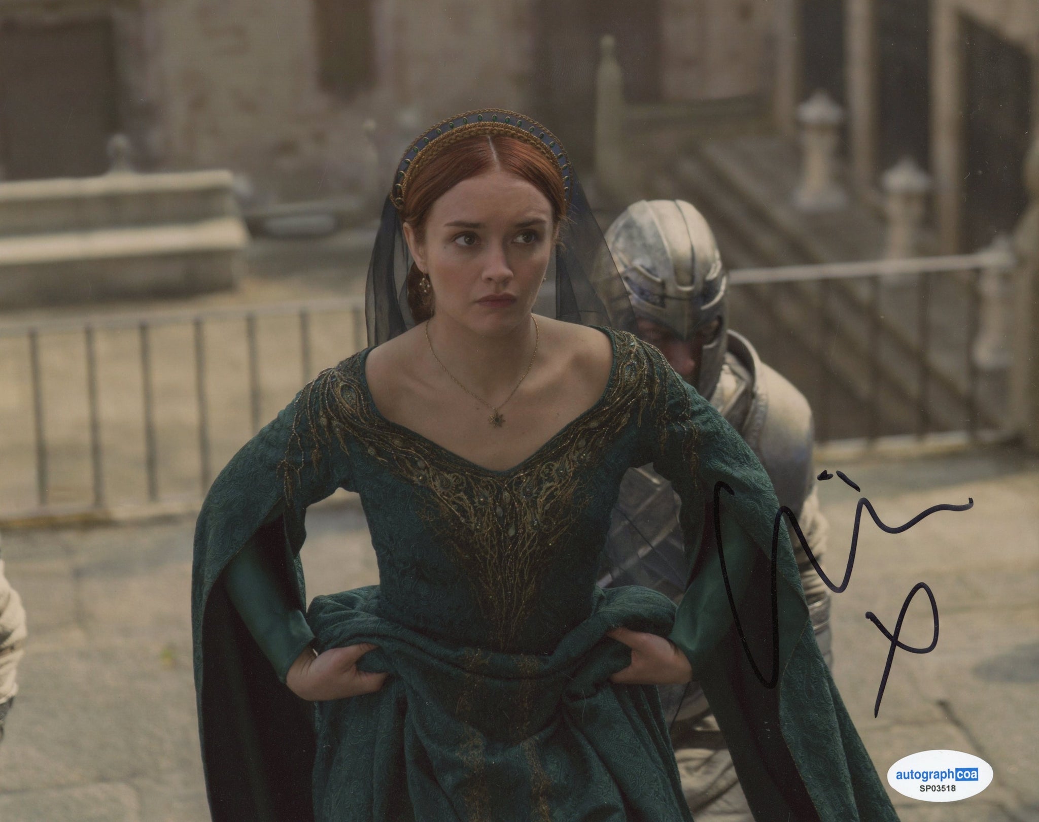 Olivia Cooke House of the Dragon Signed Autograph 8x10 Photo ACOA