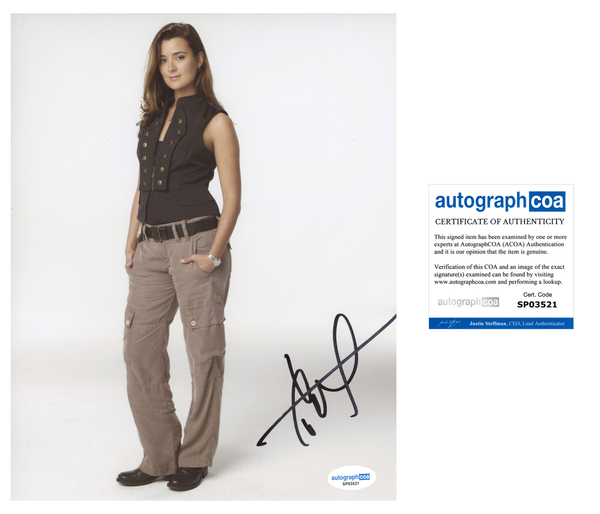 Cote De Pablo NCIS Signed Autograph 8x10 Photo ACOA