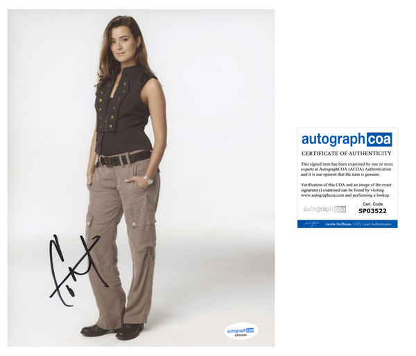 Cote De Pablo NCIS Signed Autograph 8x10 Photo ACOA