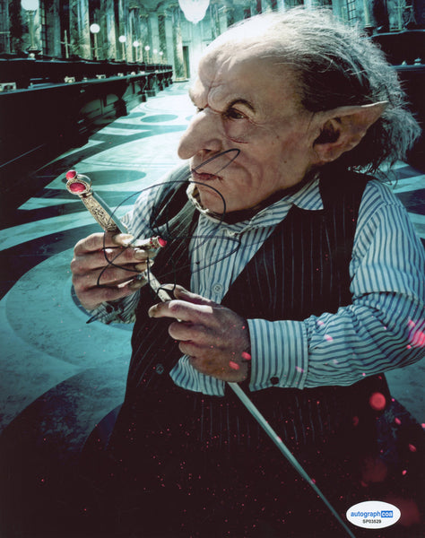 Warwick Davis Harry potter Signed Autograph 8x10 Photo ACOA
