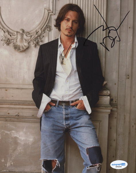 Johnny Depp Signed Autograph 8x10 Photo ACOA