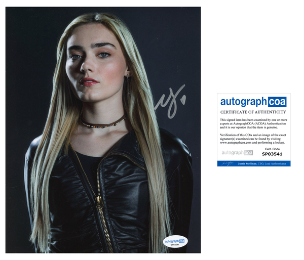 Meg Donnelly Winchesters Signed Autograph 8x10 Photo ACOA