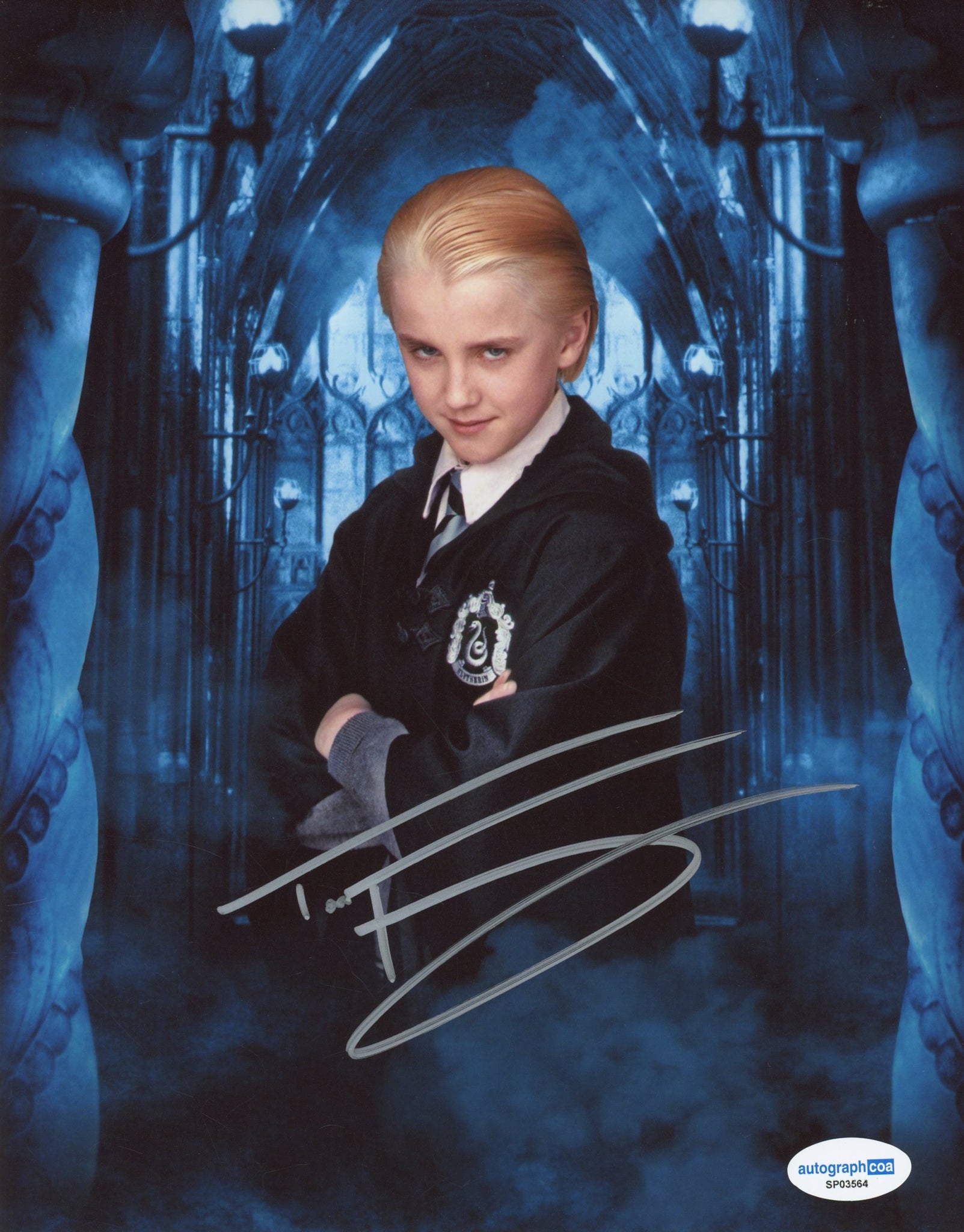 Tom Felton Harry Potter SIgned Autograph 8x10 Photo ACOA