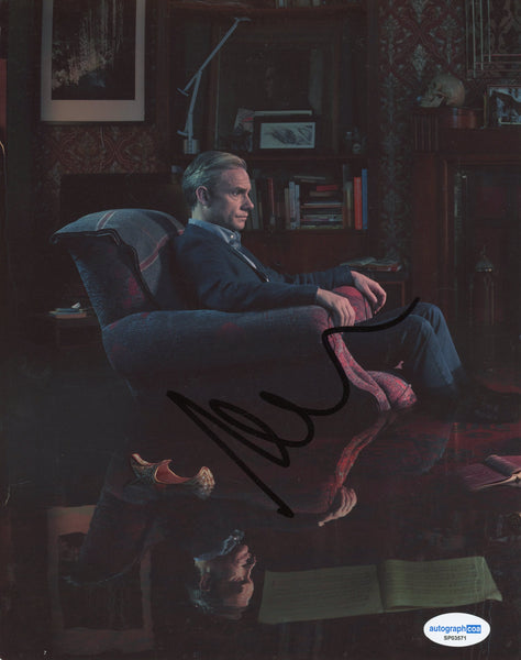 Martin Freeman Sherlock Signed Autograph 8x10 Photo ACOA