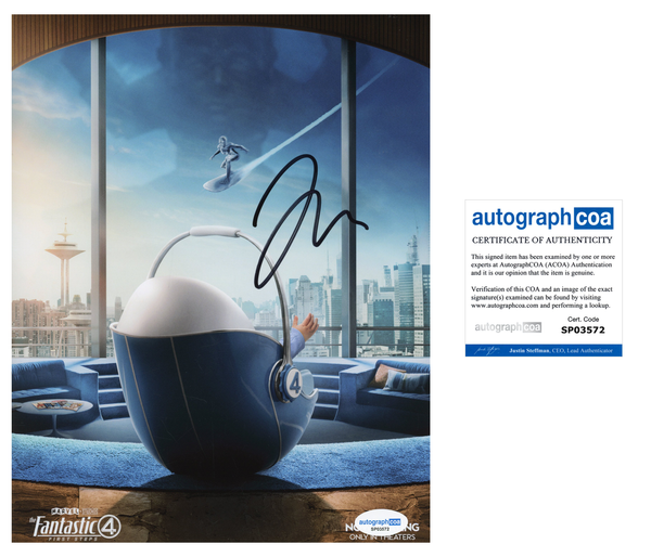 Julia Garner Fantastic Four Signed Autograph 8x10 Photo ACOA