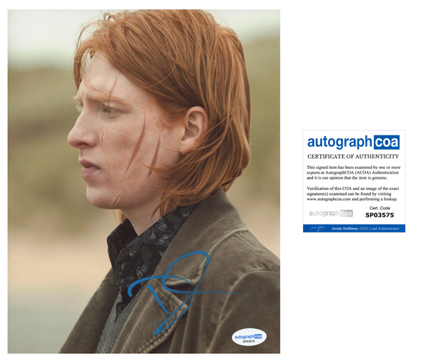 Domhnall Gleeson Harry Potter Signed Autograph 8x10 Photo ACOA