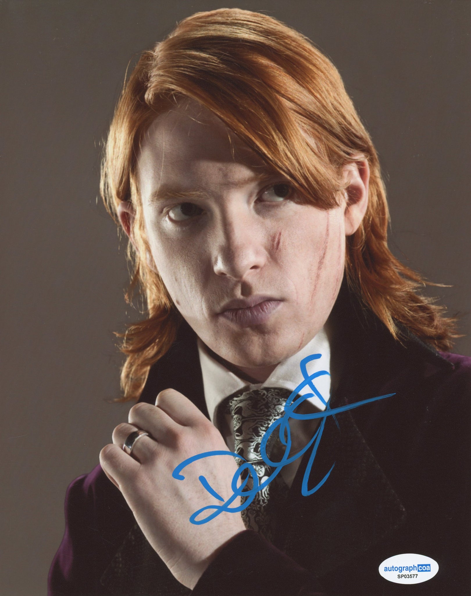 Domhnall Gleeson Harry Potter Signed Autograph 8x10 Photo ACOA
