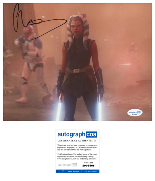 Ariana Greenblatt Ahsoka Signed Autograph 8x10 Photo ACOA