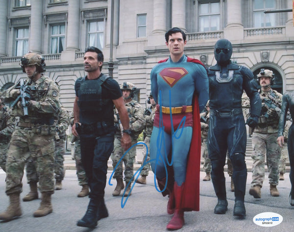 Frank Grillo Superman Signed Autograph 8x10 Photo ACOA