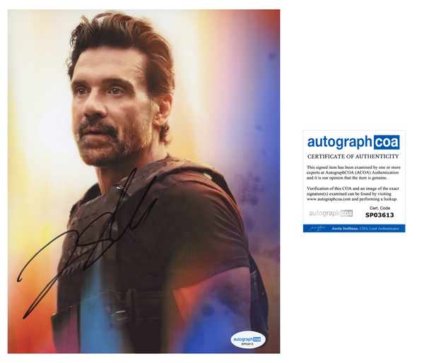 Frank Grillo Superman Signed Autograph 8x10 Photo ACOA