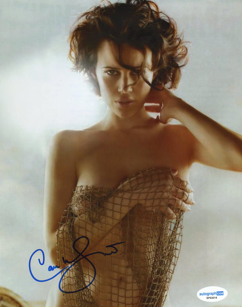 Carla Gugino Sexy Signed Autograph 8x10 Photo ACOA