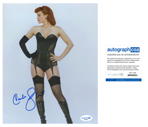Carla Gugino Watchmen Signed Autograph 8x10 Photo ACOA