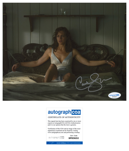 Carla Gugino Gerald's Game Signed Autograph 8x10 Photo ACOA
