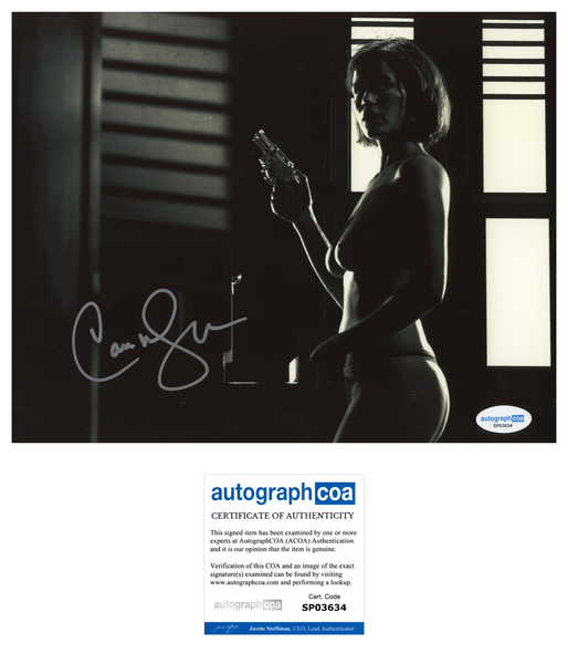 Carla Gugino Sin City Signed Autograph 8x10 Photo ACOA