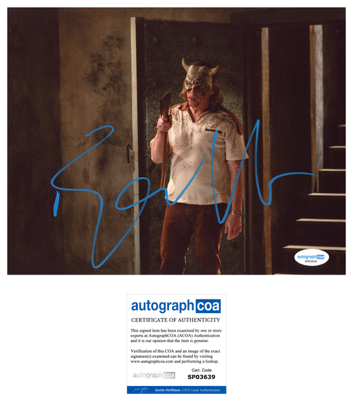 Ethan Hawke Black Phone Signed Autograph 8x10 Photo ACOA