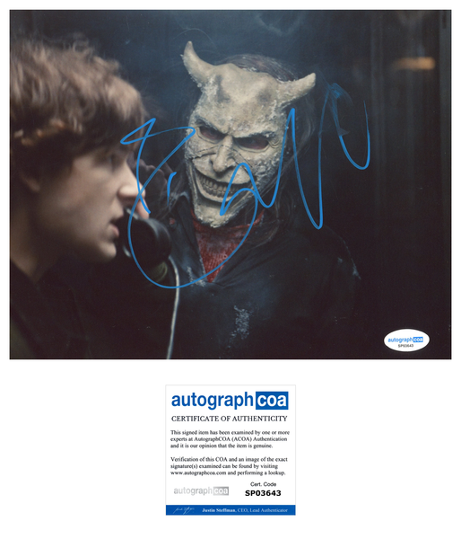 Ethan Hawke Black Phone Signed Autograph 8x10 Photo ACOA