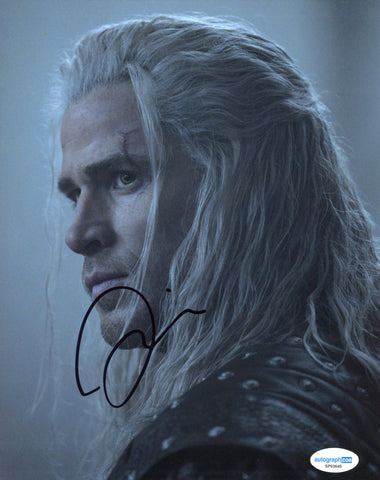 Liam Hemsworth Witcher Signed Autograph 8x10 Photo ACOA