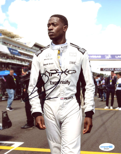 Damson Idris F1 Signed Autograph 8x10 Photo ACOA