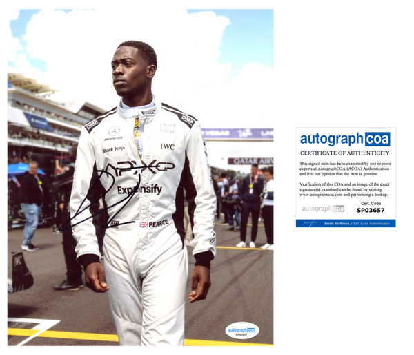 Damson Idris F1 Signed Autograph 8x10 Photo ACOA