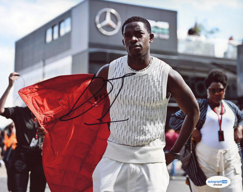 Damson Idris F1 Signed Autograph 8x10 Photo ACOA