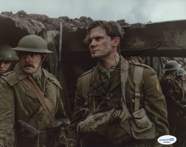 Jeremy Irvine Outlander Blood of my Blood Signed Autograph 8x10 Photo ACOA